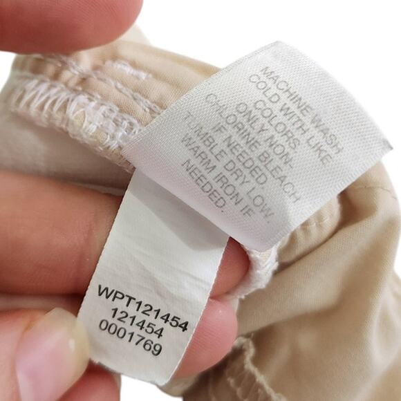 J Jill Womens Authentic Fit Cropped Jeans Plus Size 16 White Denim Raw Hem Soft - Picture 11 of 15